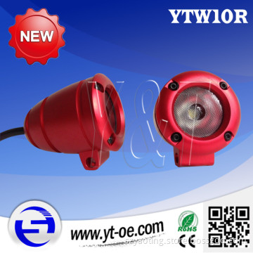12V/24V IP68 10W Motorcycle LED Fog Front Lights with Aluminum Housing